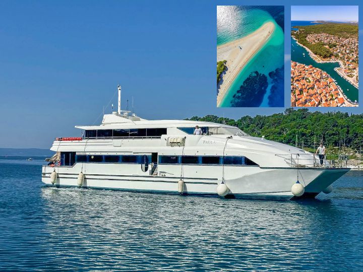 Izlet katamaranom Paula – Stari Grad (Hvar) & Bol (Brač)